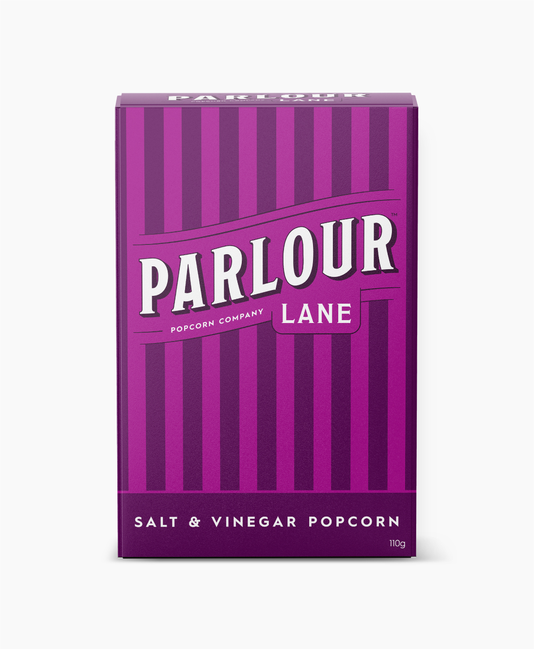 Parlour Lane Popcorn Package Design Salt and Vinegar